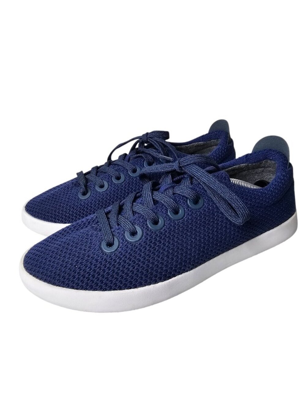 Allbirds Womens 9 Navy Blue Tree Pipers Sneakers Washable Sustainable Comfort
